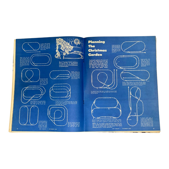 Toy Trains 1952 June Herb Mott Cover and Oct Frank Ellison Layout Magazines A988 - Picture 6 of 8